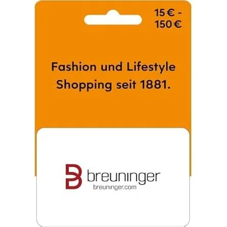 Breuninger Geschenkkarte 50€ - für Deutschland - per Post