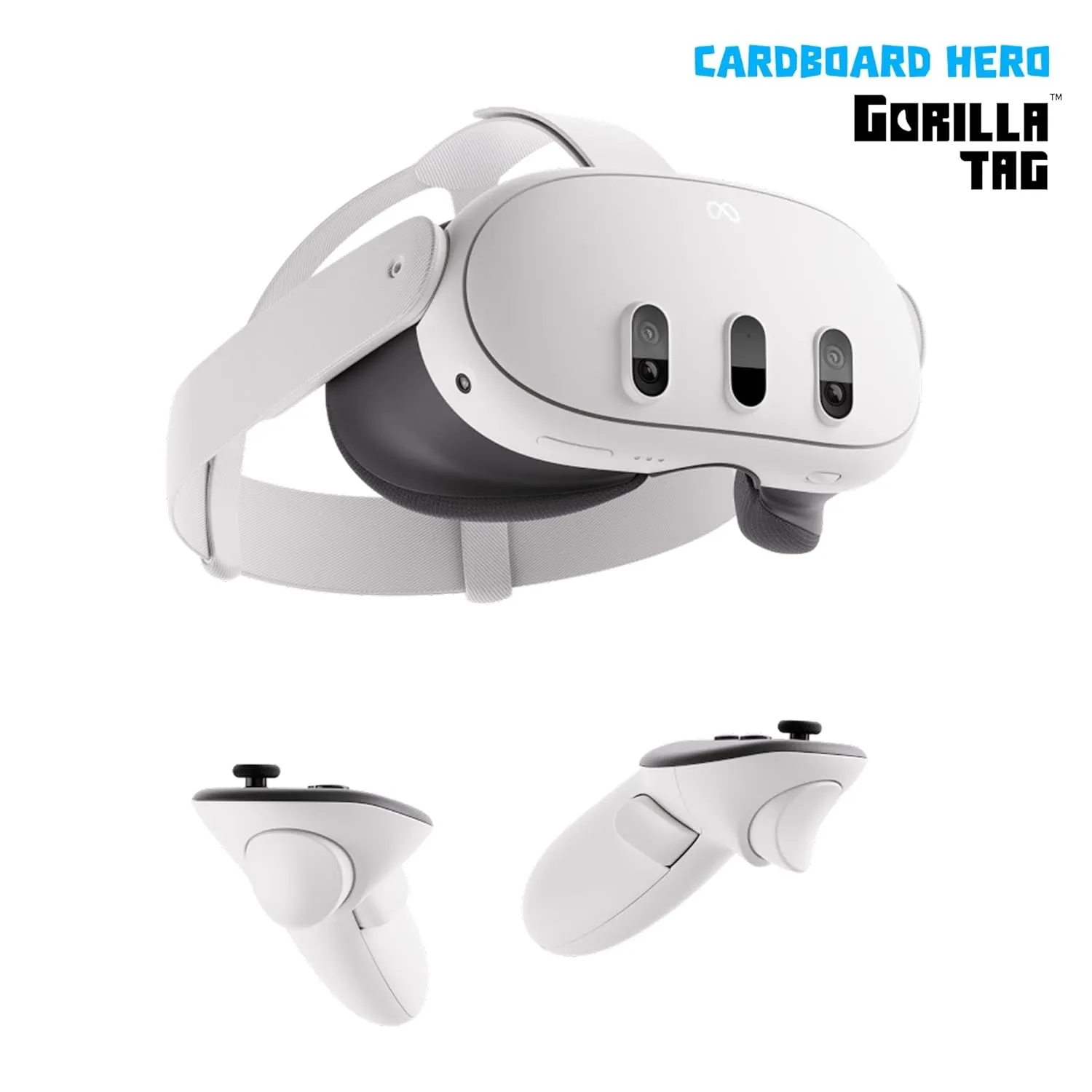 Meta Quest 3 512 GB – Die leistungsstärkste Quest – Ultimative Mixed-Reality-Erlebnisse – Gorilla Tag Cardboard Hero Bu…