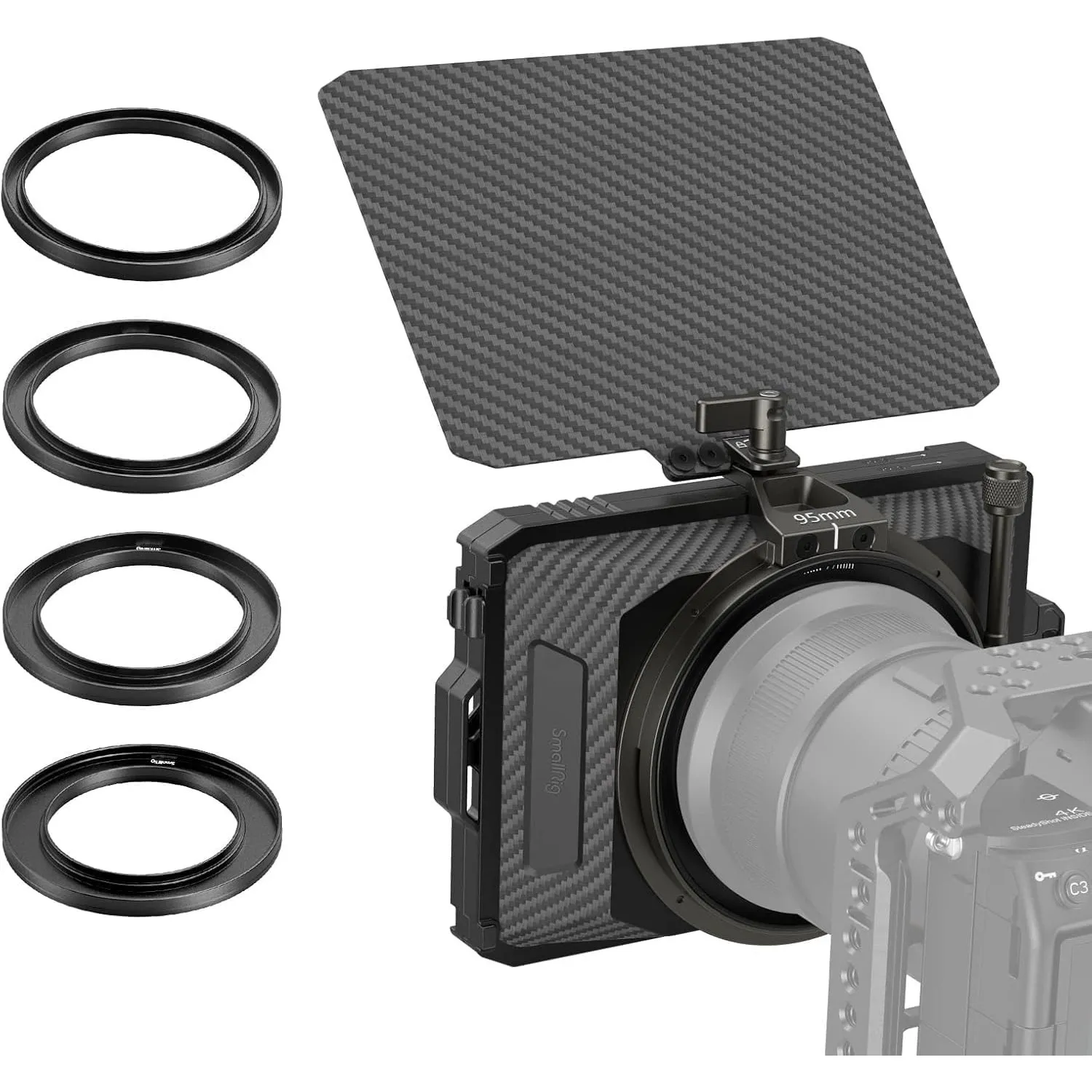 SMALLRIG Mini Matte Box Lite & Top Flag für DSLRs & Spiegellose Kamera 3575
