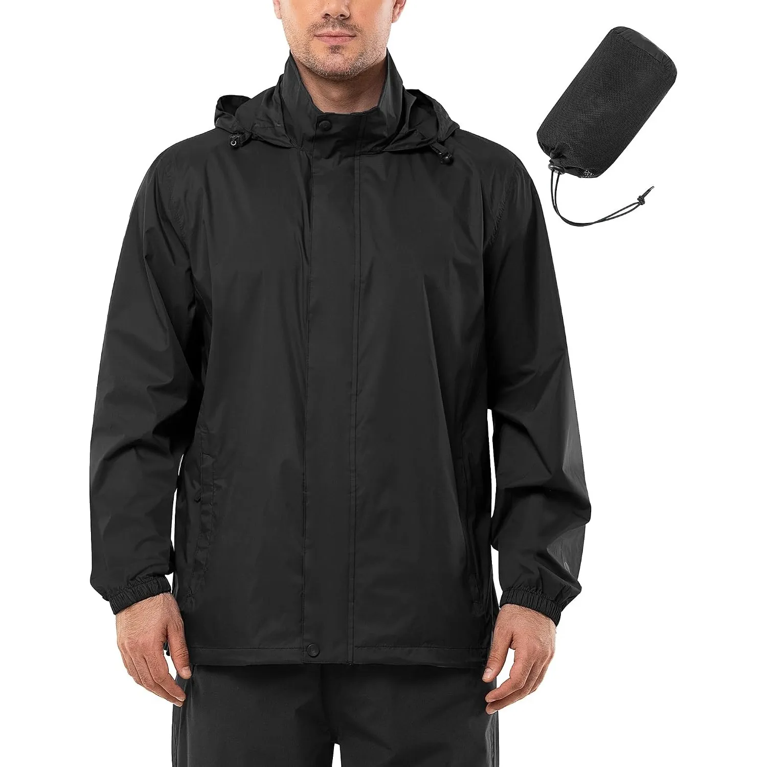 Outdoor Ventures Regenjacke Herren Wasserdicht Ultraleichte Dünne Jacke
