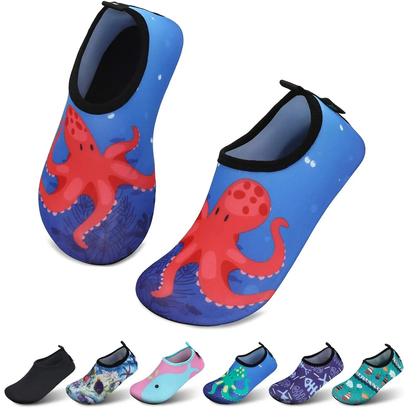 SAGUARO Kinder Badeschuhe Mädchen Schwimmschuhe Junge Schnell Trocken Outdoor Aqua Schuhe Pool Yoga，21-35EU