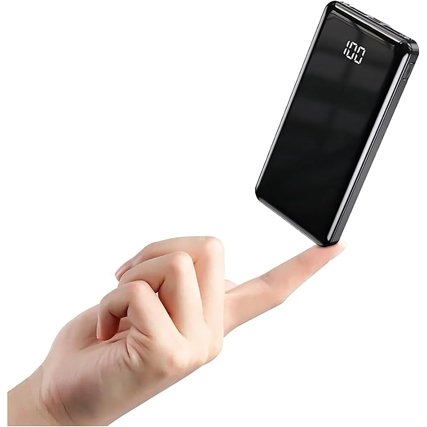 Power Bank Ultra Slim Leicht 12000mAh Powerbank Klein Aber Stark Externer Akku USB C Schnellen Ausgängen (4.5A) Externe…