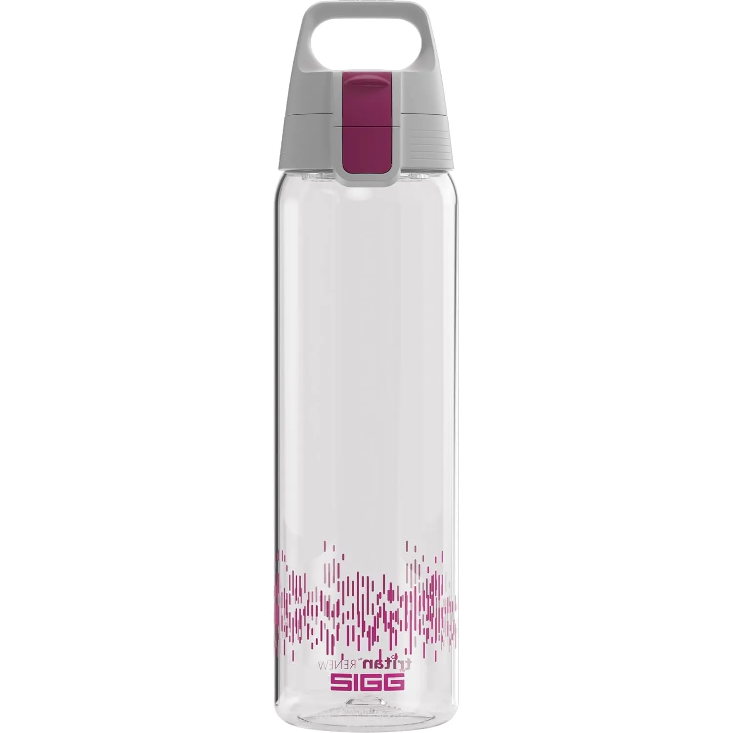 Sigg - Tritan Trinkflasche - Sportflasche Total Clear ONE MyPlanet Berry - kohlensäurehaltige Getränke - Spülmaschinenf…