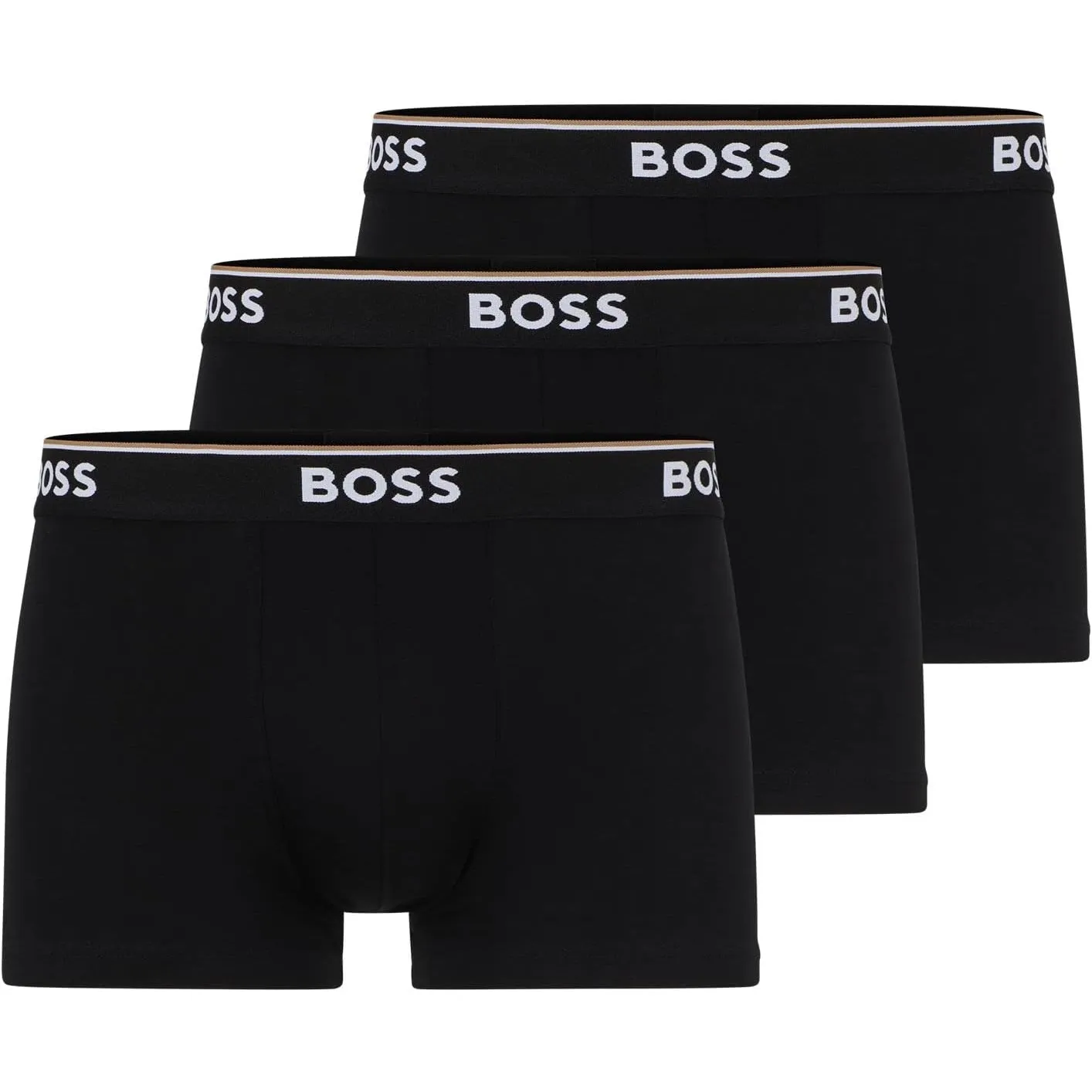 BOSS 3er Pack Herren Trunks Power Boxer Boxershorts Unterhosen Cotton Stretch