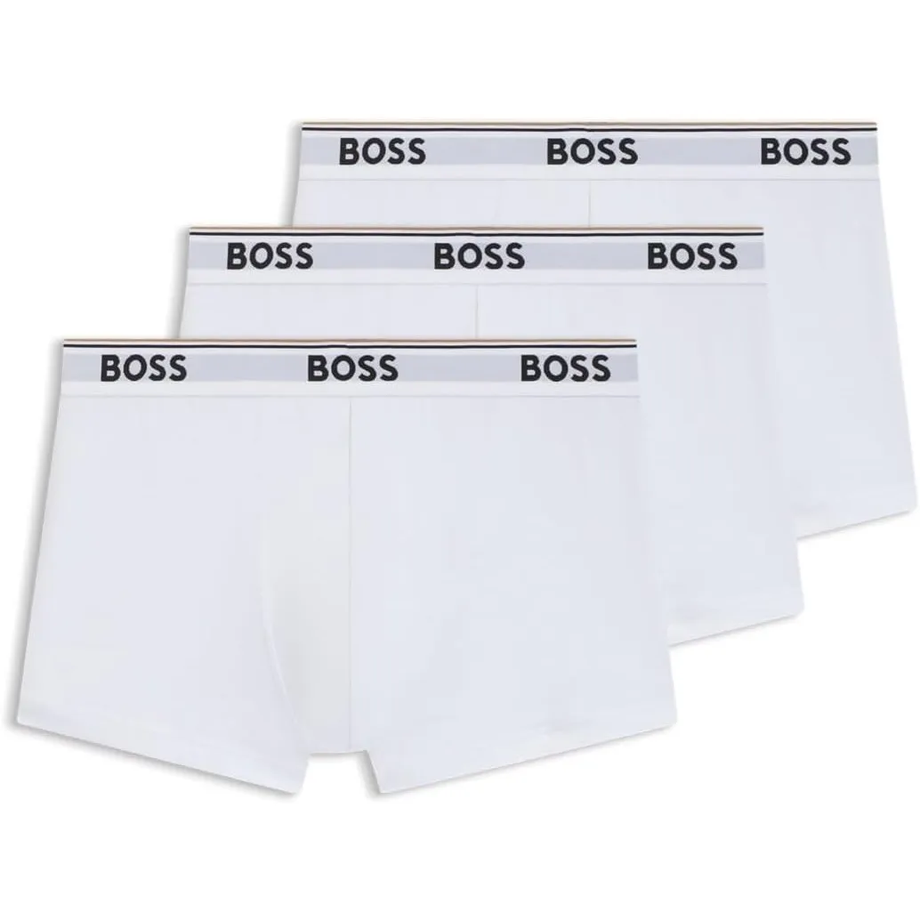 BOSS 3er Pack Herren Trunks Power Boxer Boxershorts Unterhosen Cotton Stretch