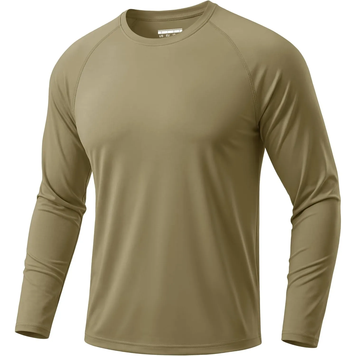 TACVASEN Herren UPF 50+ UV Sonnenschutz Langarmshirt Outdoor Langarm T-Shirt Rashguard
