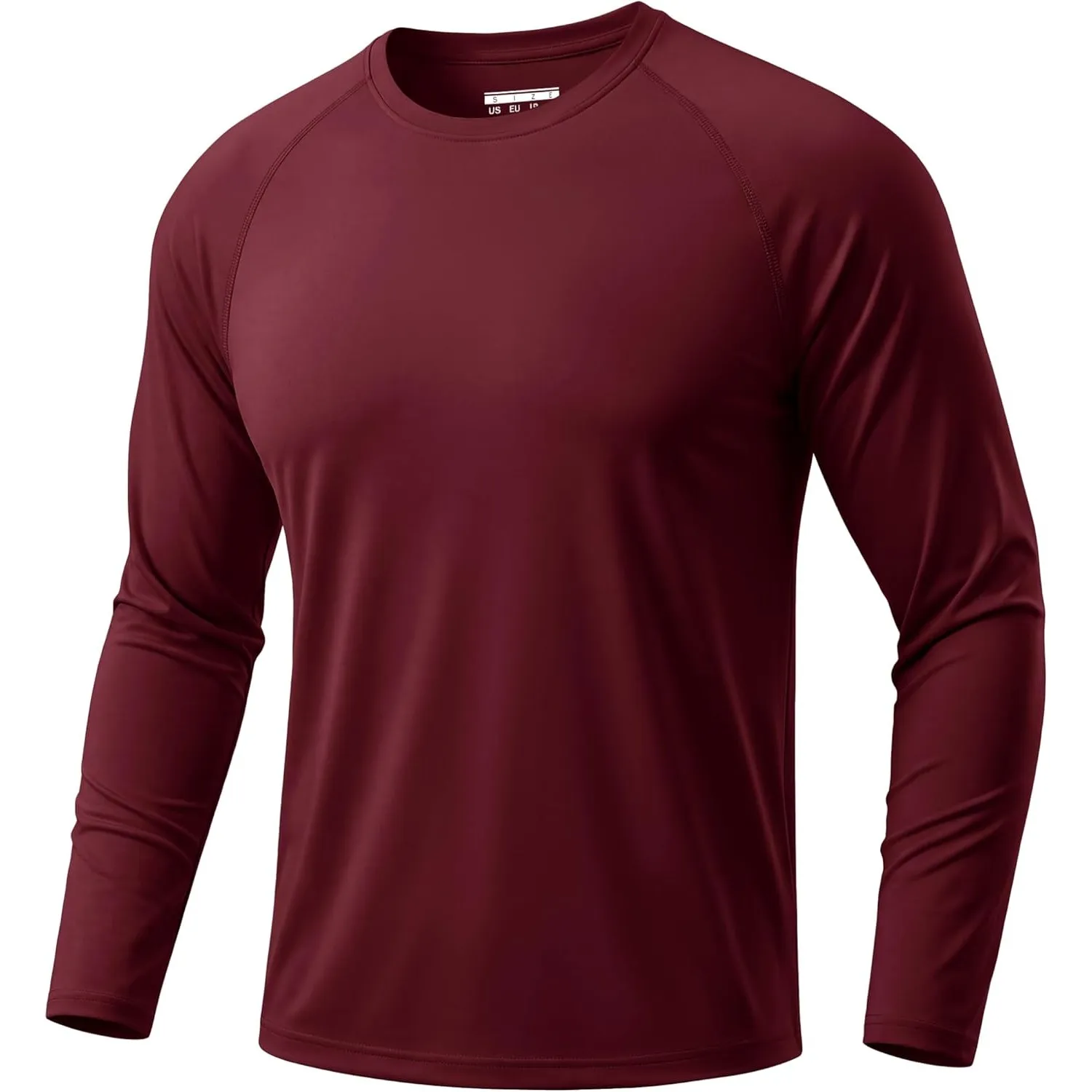 TACVASEN Herren UPF 50+ UV Sonnenschutz Langarmshirt Outdoor Langarm T-Shirt Rashguard