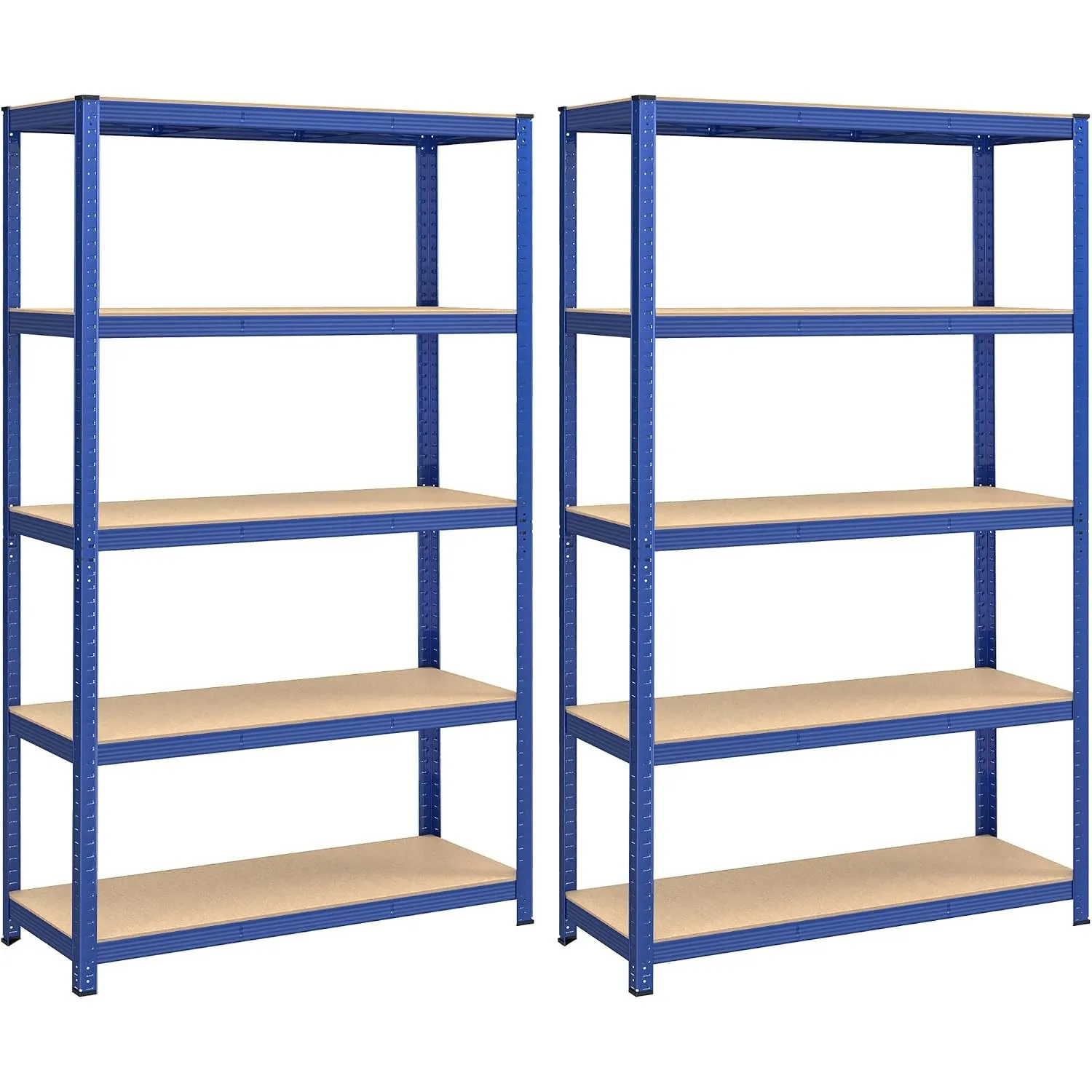 SONGMICS 2er Set Schwerlastregal, 60 x 120 x 200 cm, bis 750 kg