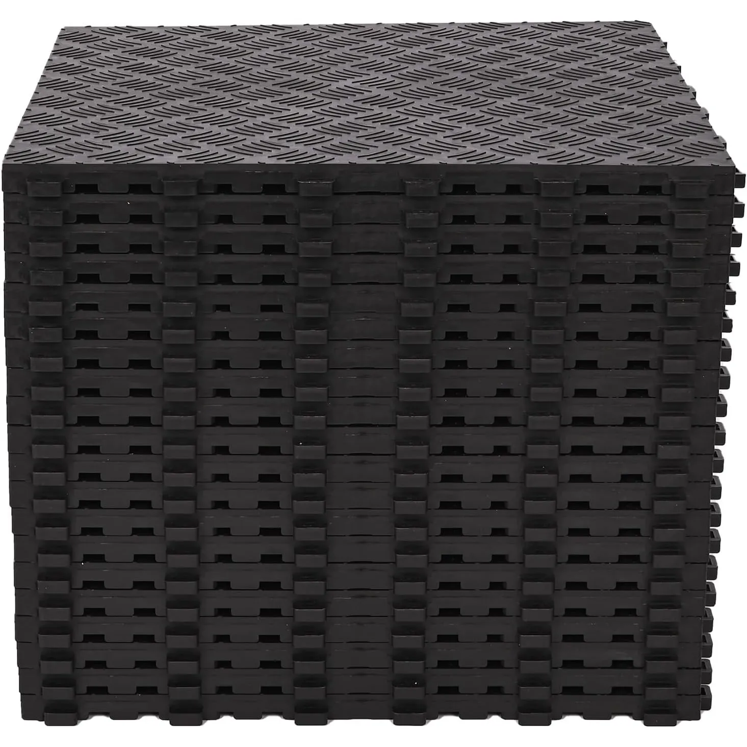 Nisorpa 20 Stück PVC Garagenboden 40x40x1.8cm Garagenbodenfliesen Ineinandergreifende rutschfeste Garagenbodenmatten We…