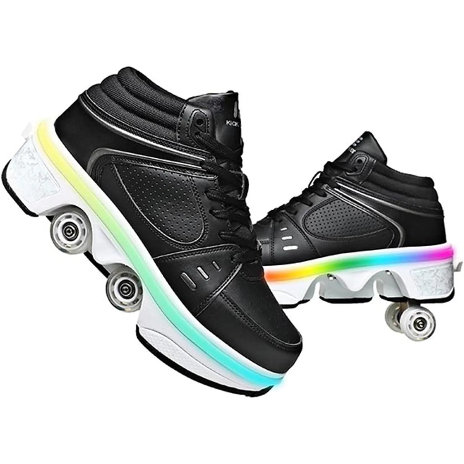 Roller Skate Shoes Rollschuhe Schuhe Mit Rollen Skateboardschuhe,Inline-Skate, verstellbar Damen Schuhe mit Rollen für …