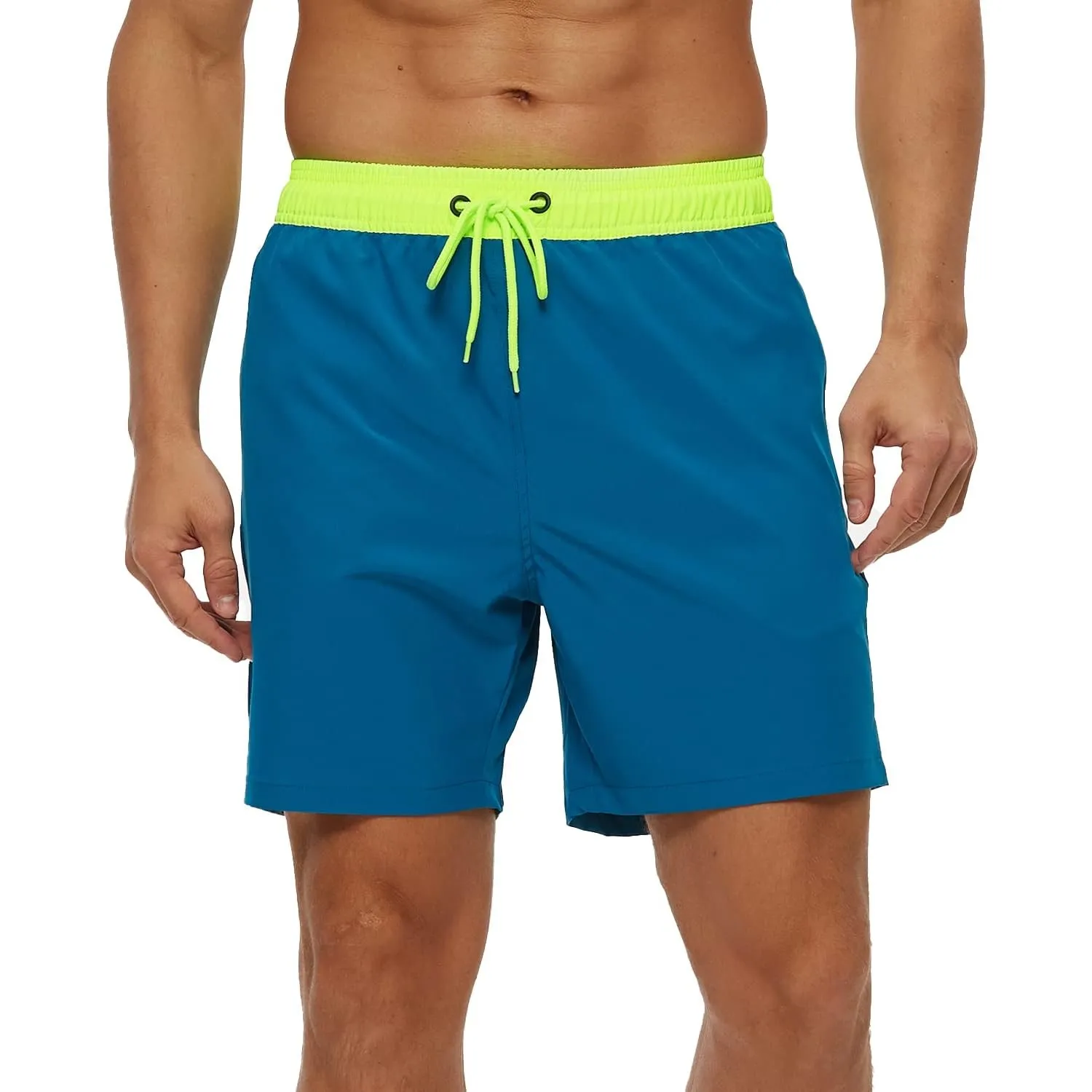 Arcweg Badehose für Herren mit Reißverschlusstasche Atmungsaktiv Wasserabweisend Badeshorts Männer Trainingsshorts Elas…