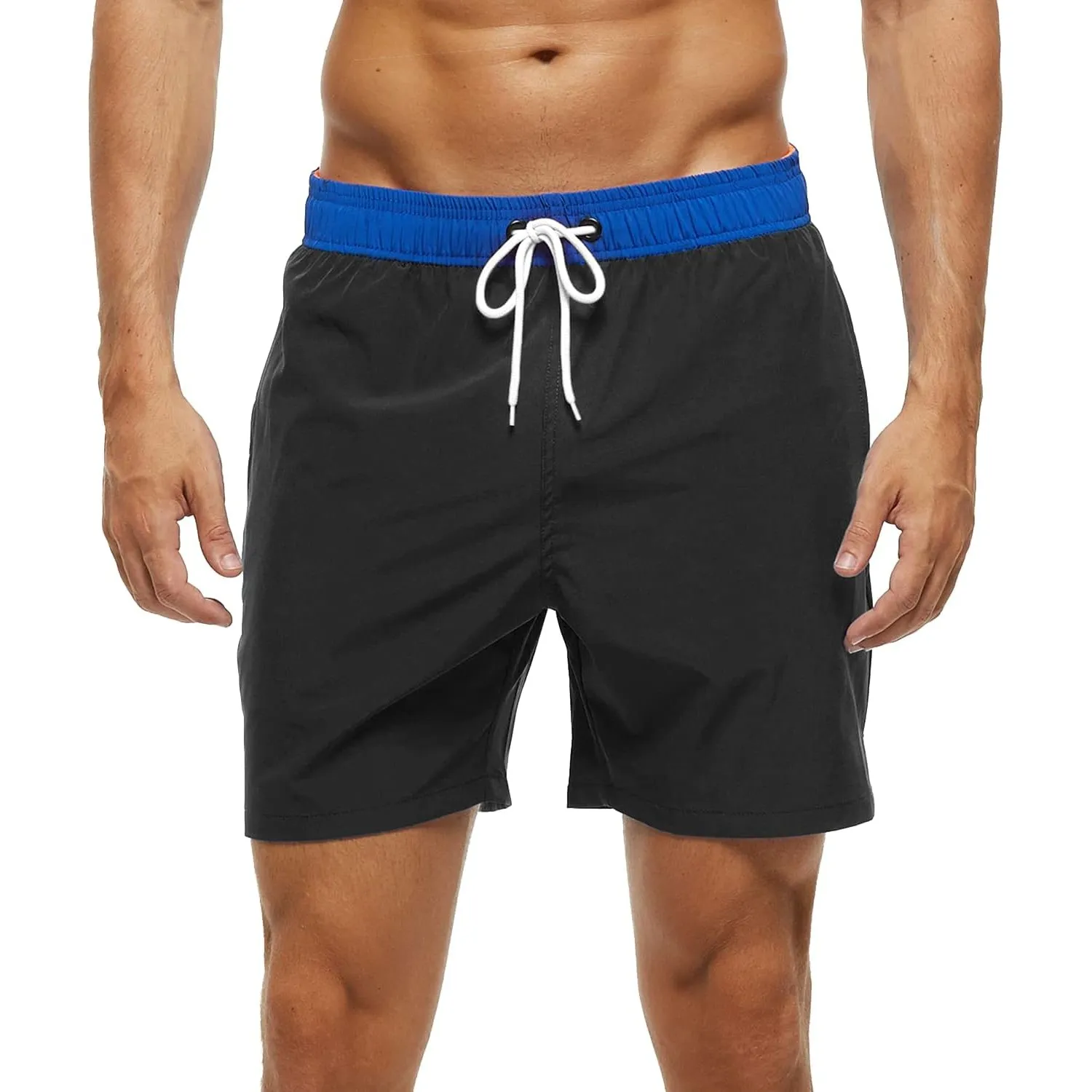 Arcweg Badehose für Herren mit Reißverschlusstasche Atmungsaktiv Wasserabweisend Badeshorts Männer Trainingsshorts Elas…