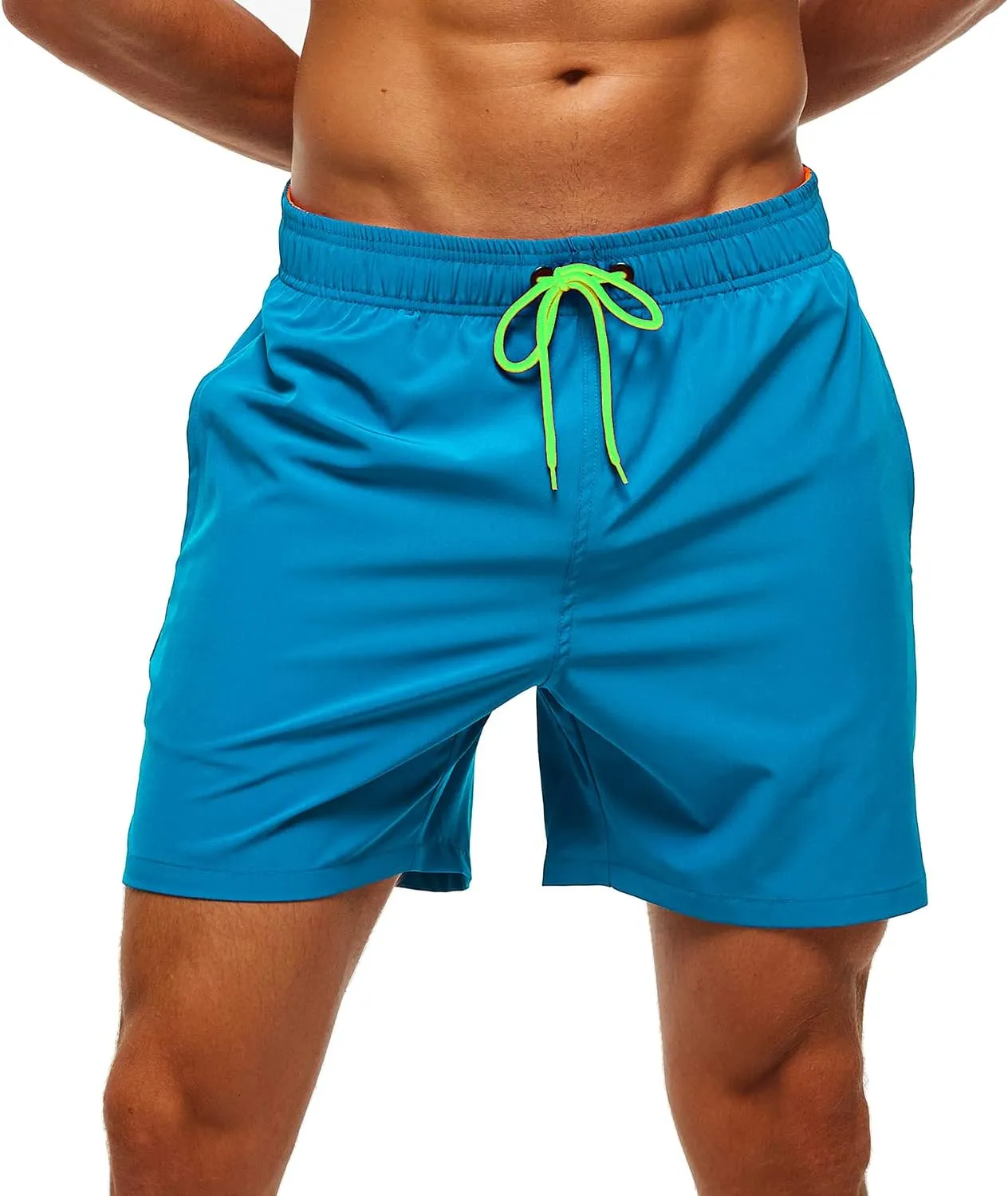 Arcweg Swimming Trunks for Men with Zip Pocket, Breathable, Water-Repellent, Swimming Shorts, Men's Training Shorts, El…