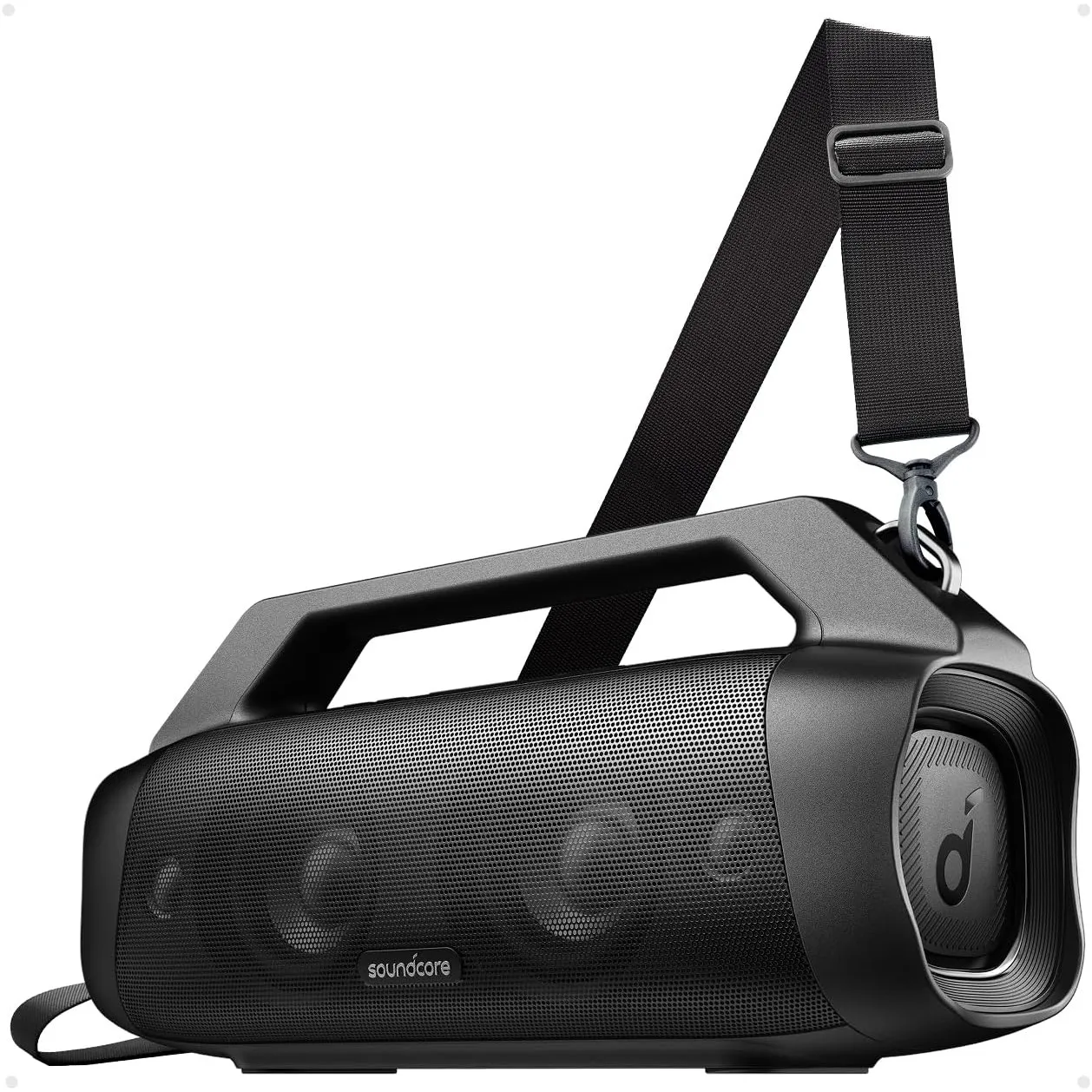 soundcore Anker Motion Boom Plus IP67 Lautsprecher für Draußen, 80W Stereo Sound, Individueller EQ & BassUp, USB-C, Blu…