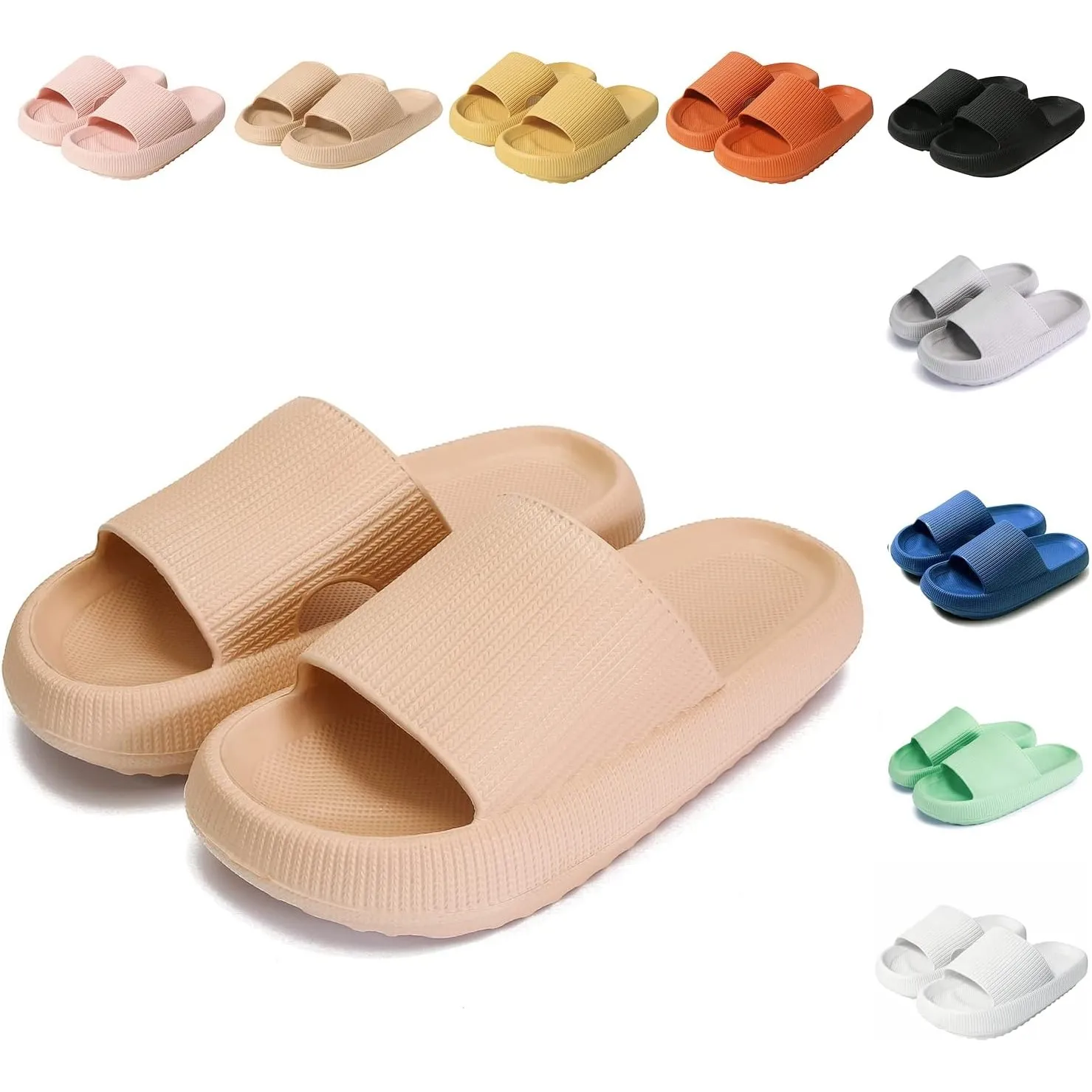 Sumvov Cozyslides Original Damen Schlappen 100% EVA Super Weich Rutschfest Badeschuhe Cozislides Original Hausschuhe Da…