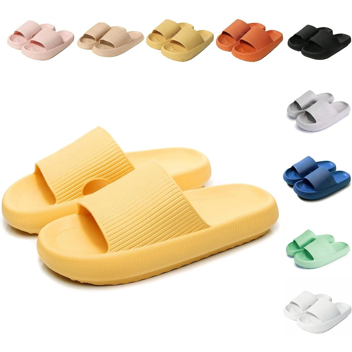 Sumvov Cozyslides Original Damen Schlappen 100% EVA Super Weich Rutschfest Badeschuhe Cozislides Original Hausschuhe Da…