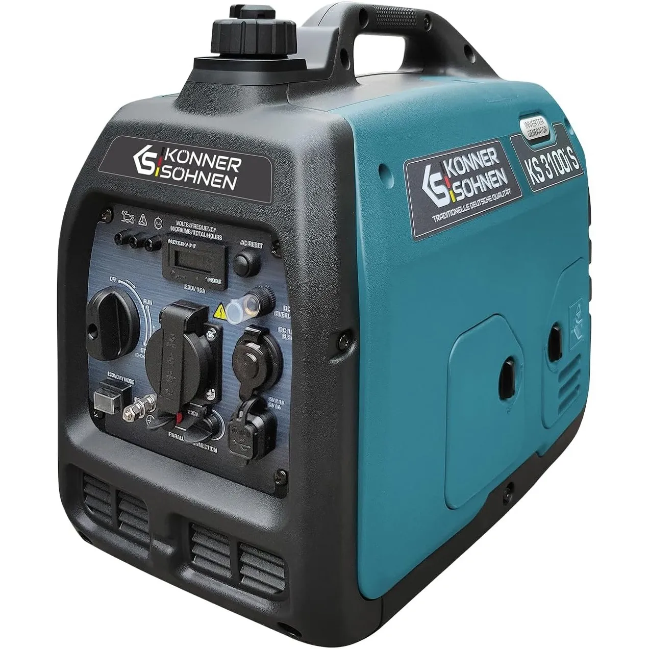 Könner&Söhnen KS 3100i S InverterGenerator 3100W, Stromerzeuger ECO-Modus