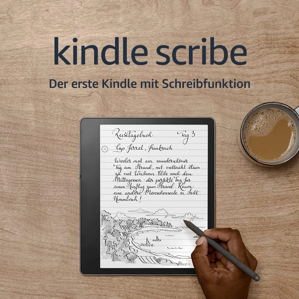 Zertifiziert und generalüberholt Kindle Scribe, der erste Kindle mit Schreibfunktion, mit 10,2-Zoll-Paperwhite-Display …