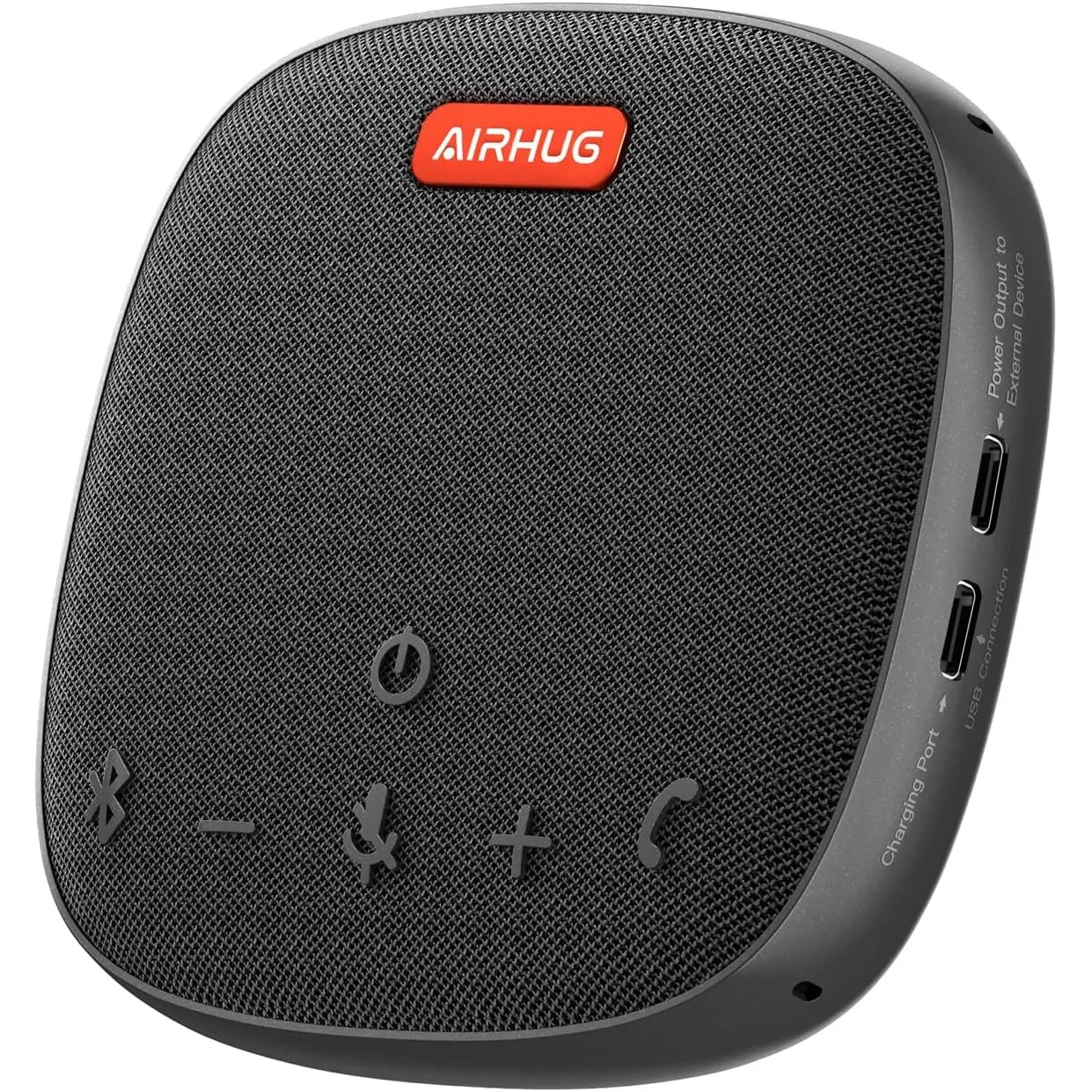 AIRHUG Konferenz-Lautsprecher u. Mikrofon, Bluetooth & USB Freisprecher | 360° Sprachaufnahme, Rauschunterdrückung, USB…