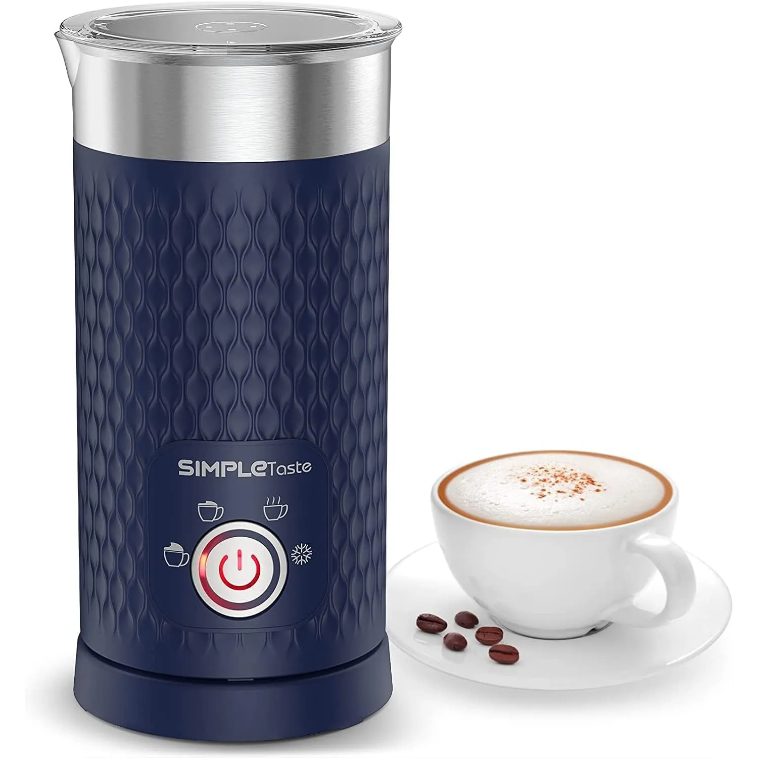 SIMPLETASTE Milchaufschäumer Elektrisch 4-in-1