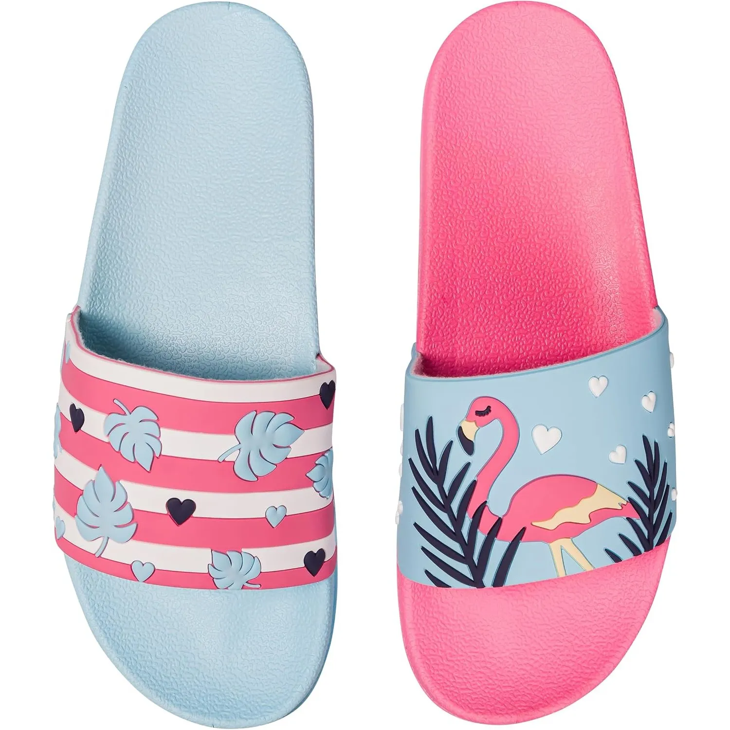Dedoles Badeschuhe & Hausschuhe Damen Herren & Kinder Badesandalen lustige Designs Bücher Kaffee Party Pizza Fuchs Bär …