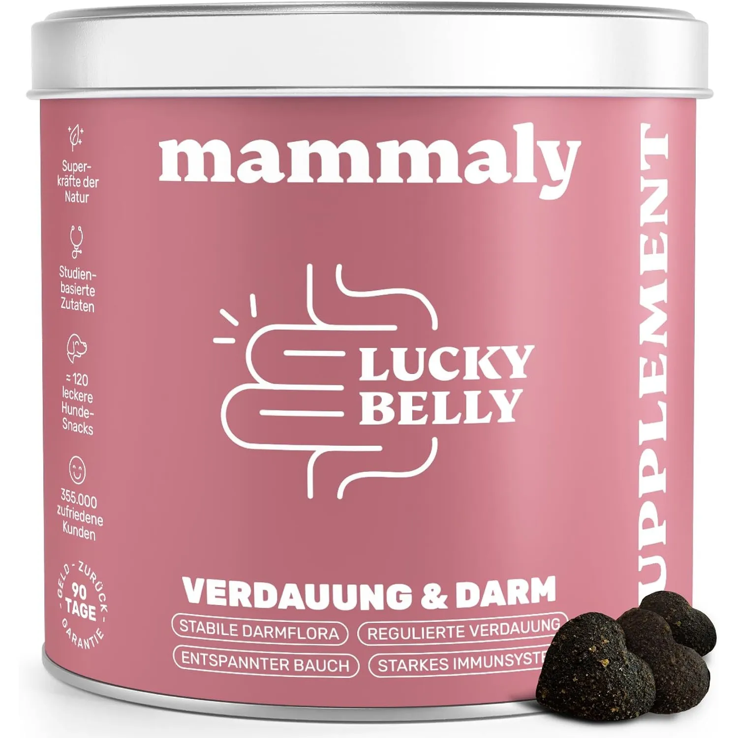 mammaly Lucky Belly® Verdauungs-Komplex mit Probiotika (bis 60 Tage)