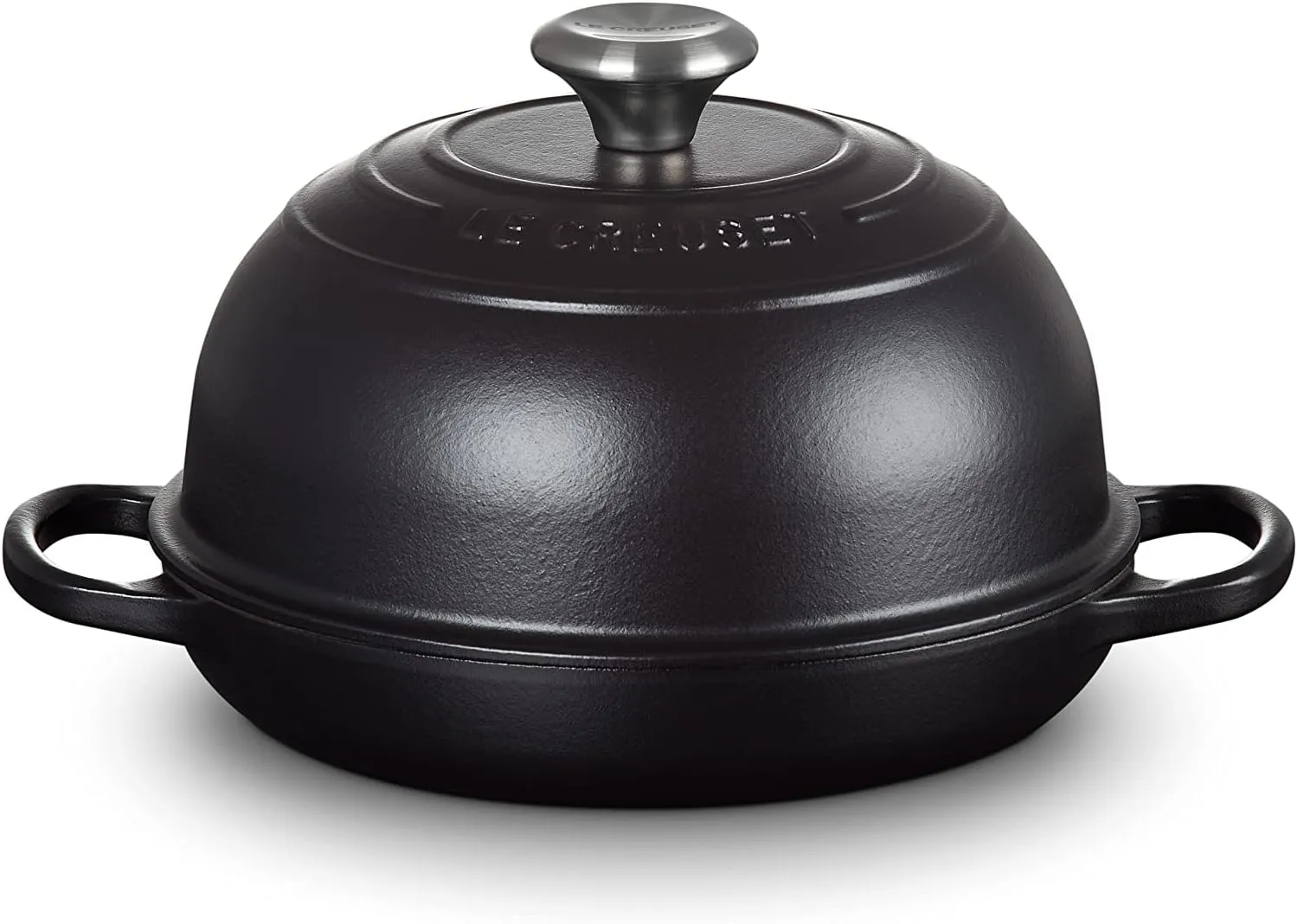 Le Creuset Signature Gusseisen Brot Bräter, 24cm, Schwarz Matt, 21301240000430