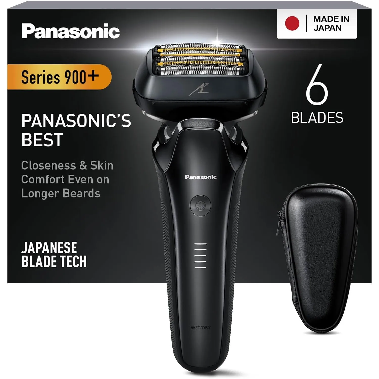 Panasonic Series 900+ ES-LS6A Nass- & Trockenrasierer, 6 Klingen