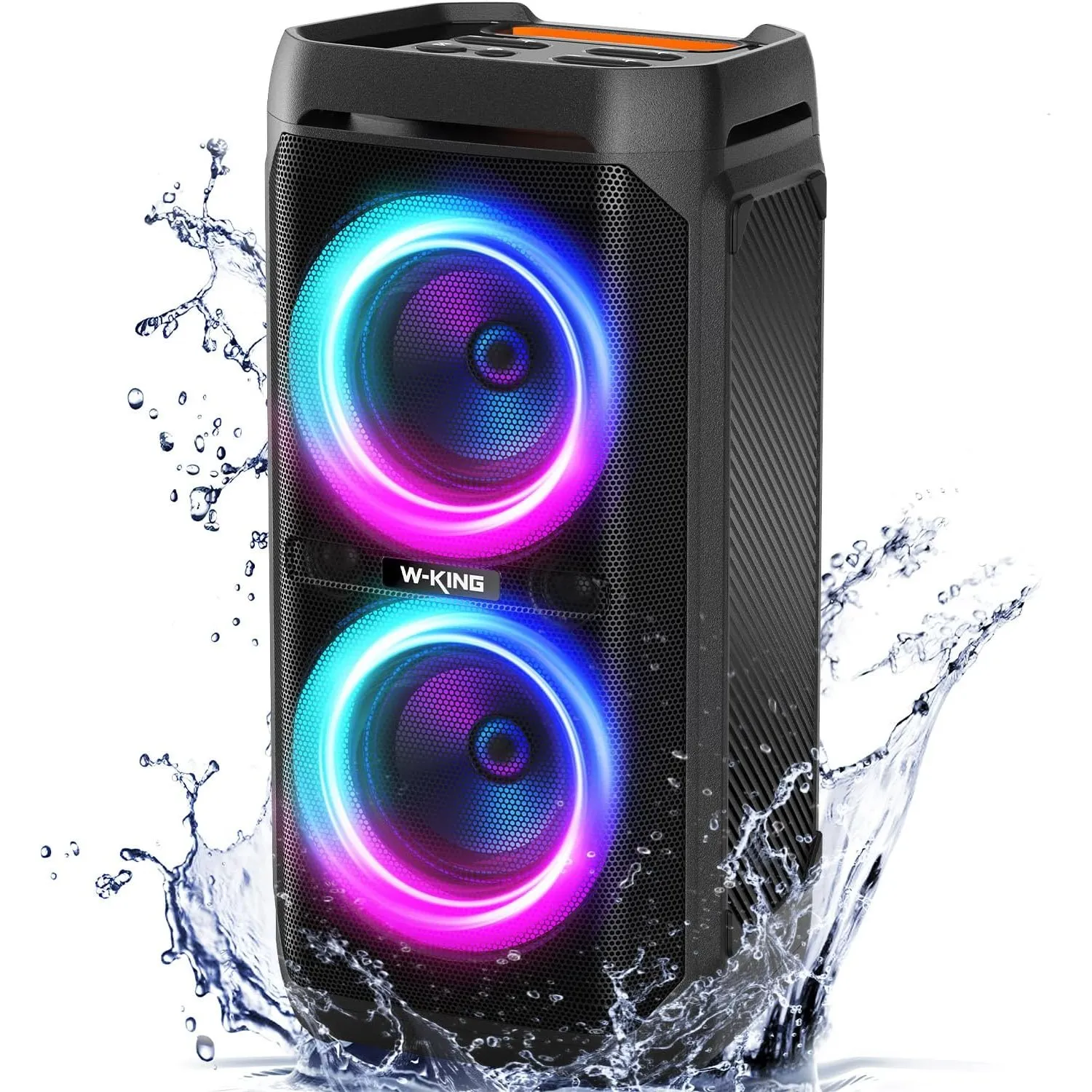 W-KING 240W Max Bluetooth Lautsprecher, 115dB Kabellose Bluetooth Box