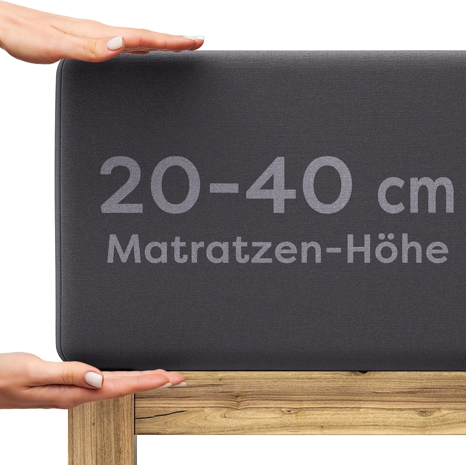 Wolkenfeld Spannbettlaken 90x200cm – 100x220cm – Premium Jersey Baumwolle mit 5% Lycra – Faltenfreies Bettlaken für hoh…