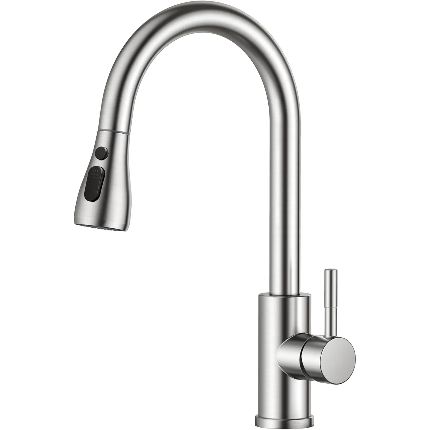 FORIOUS Wasserhahn Küche, Hochdruck Küchenarmatur mit Herausziehbarer Brause Ausziehbar Armatur, Mischbatterie Spültisc…