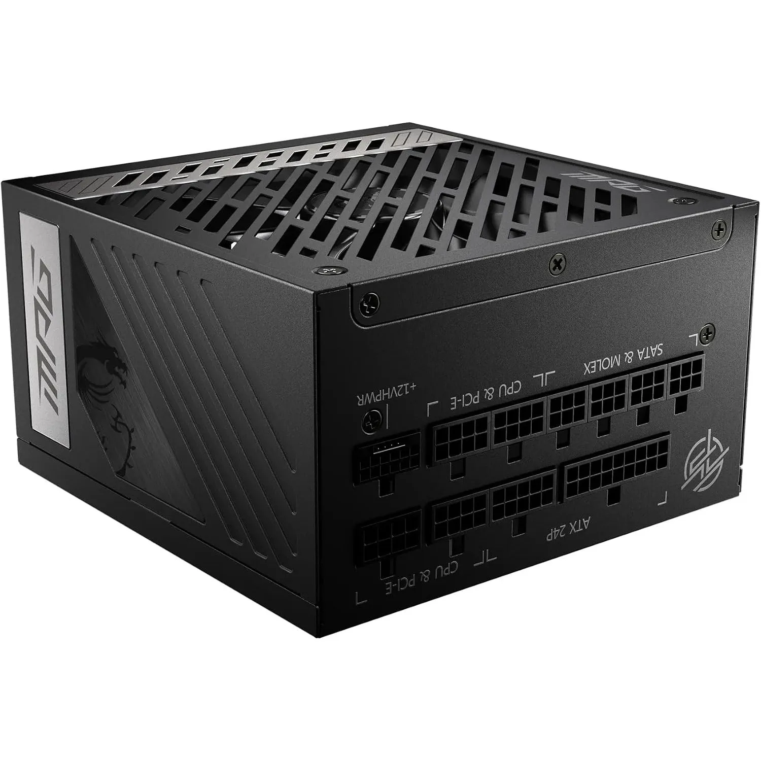 MSI MPG A1000G PCIE5 Netzteil EU Stecker, 1000W, 80 Plus Gold Zertifiziert, vollmodulares ATX 3.0, unterstützt PCIe 5.0…