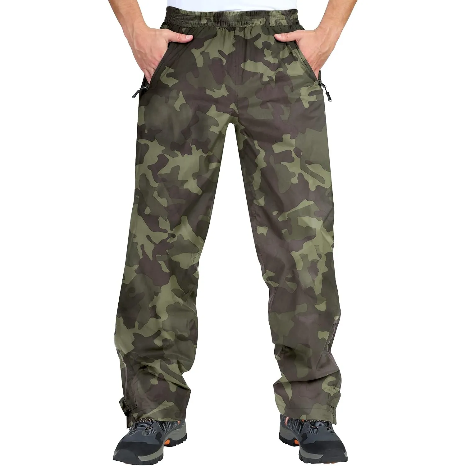 33,000ft wasserdichte Regenhose für Herren Leichte Outdoorhose Wanderhose