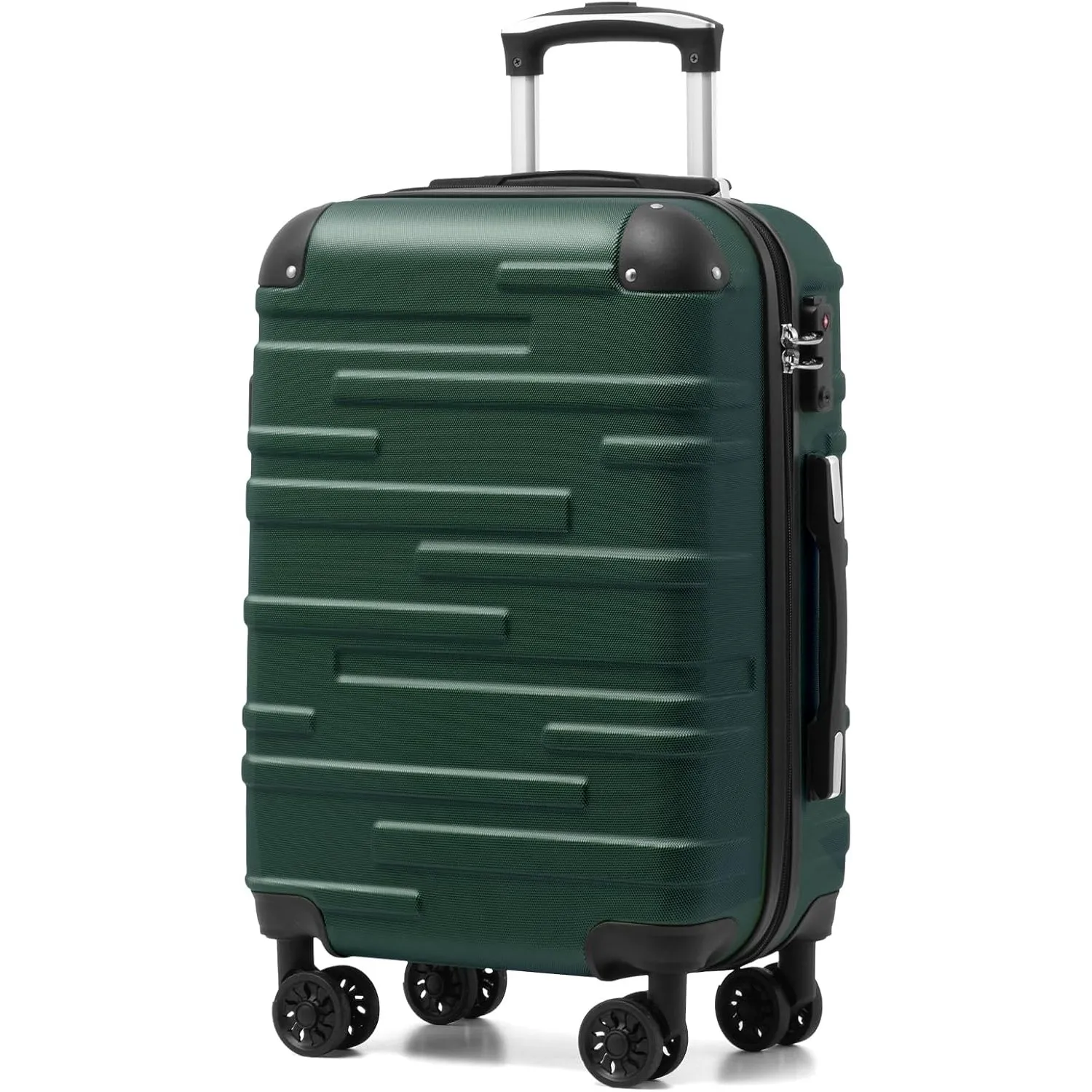 COOLIFE Handgepäck Koffer 56 cm M, Hartschalenkoffer 38 L, TSA Schloss