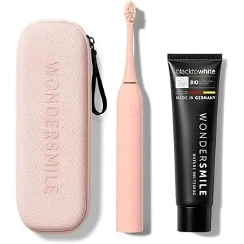 Wondersmile Schallzahnbürste PRO Bundle – Testsieger 2026 (Atomic Rose)