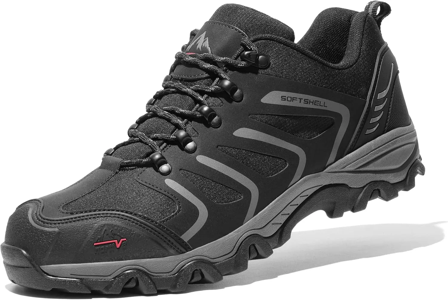 NORTIV 8 Herren wasserdichte Wanderschuhe Low Top Leichte Outdoor Trekking Camping Trail Wanderschuhe