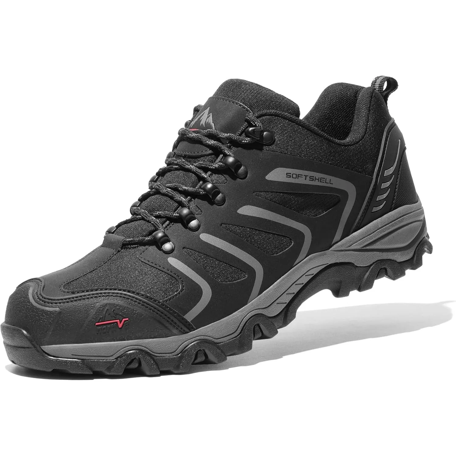 NORTIV 8 Herren wasserdichte Wanderschuhe Low Top Leichte Outdoor Trekking Camping Trail Wanderschuhe
