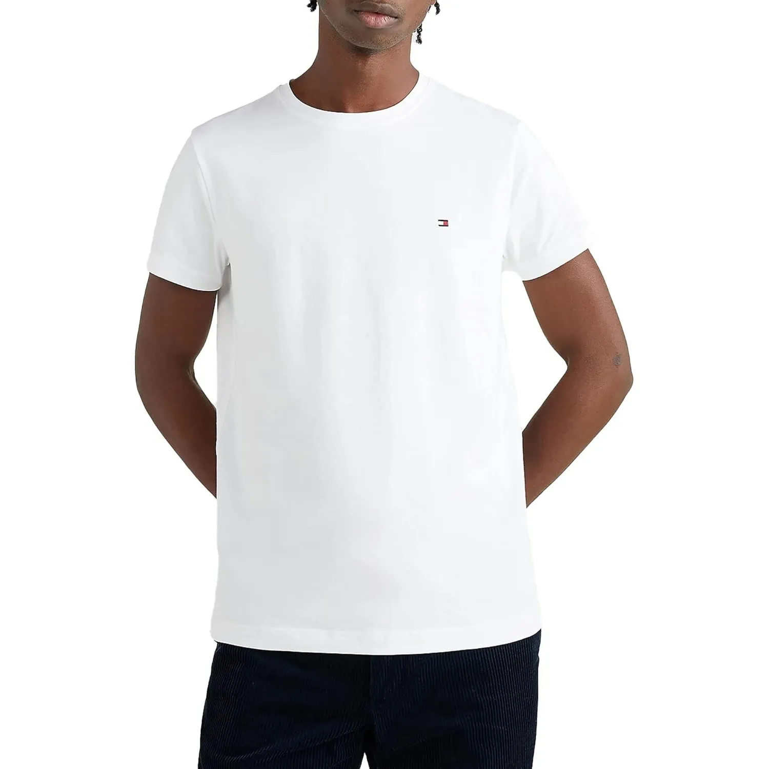 Tommy Hilfiger Herren T-Shirt Kurzarm Core Stretch Slim Fit