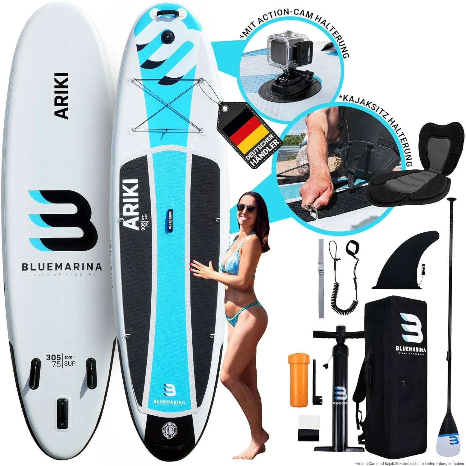 Bluemarina Stand Up Paddling Board Ariki | SUP - 𝟓 𝐉𝐀𝐇𝐑𝐄 𝐆𝐀𝐑𝐀𝐍𝐓𝐈𝐄 - SUP Board - Stand Up Paddle - Standup Paddle Board …