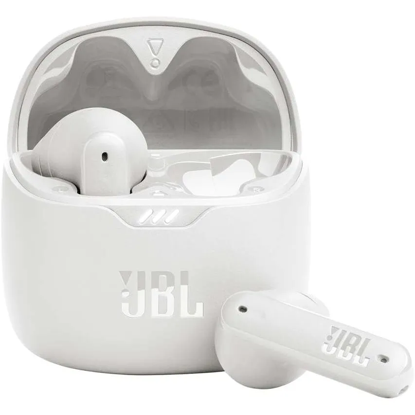 JBL Tune Flex TWS – Wasserdichte, True-Wireless In-Ear-Kopfhörer mit Noise-Cancelling - Weiß – Mit bis zu 32 h Musikwie…