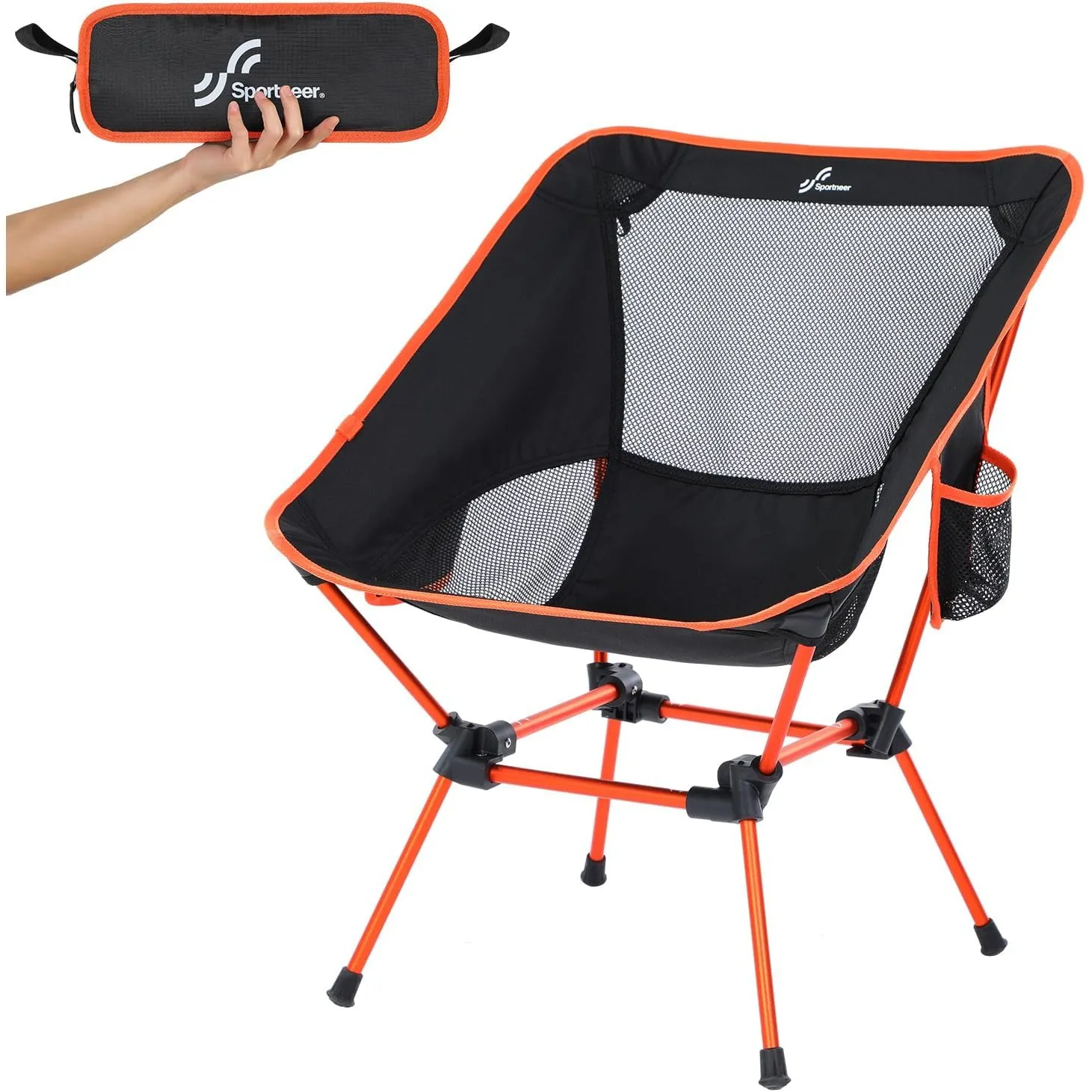 Sportneer Campingstuhl Faltbar Camping Stuhl Tragbarer Campingstühle 150Kg Faltstuhl Ultraleichter Packmaß Kleiner Klap…