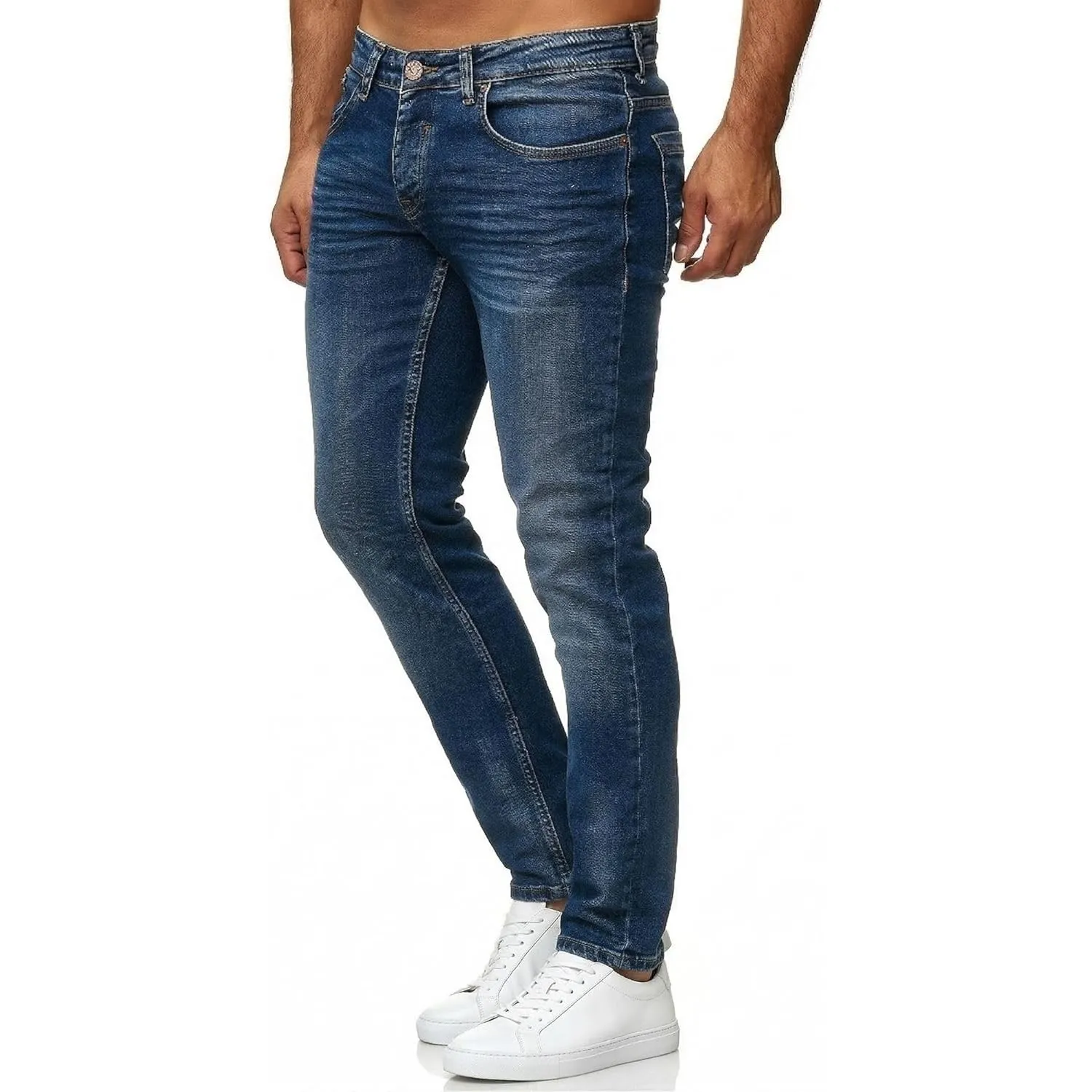 Tazzio Jeans Slim Fit Herren Jeanshose Stretch Designer Hose Denim 16533