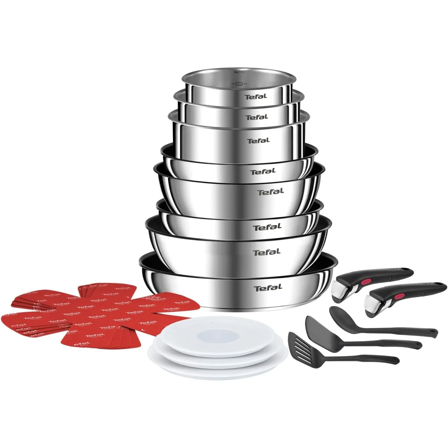 Tefal Ingenio Emotion 20-tlg. Topf und Pfannenset abnehmbarer Griff