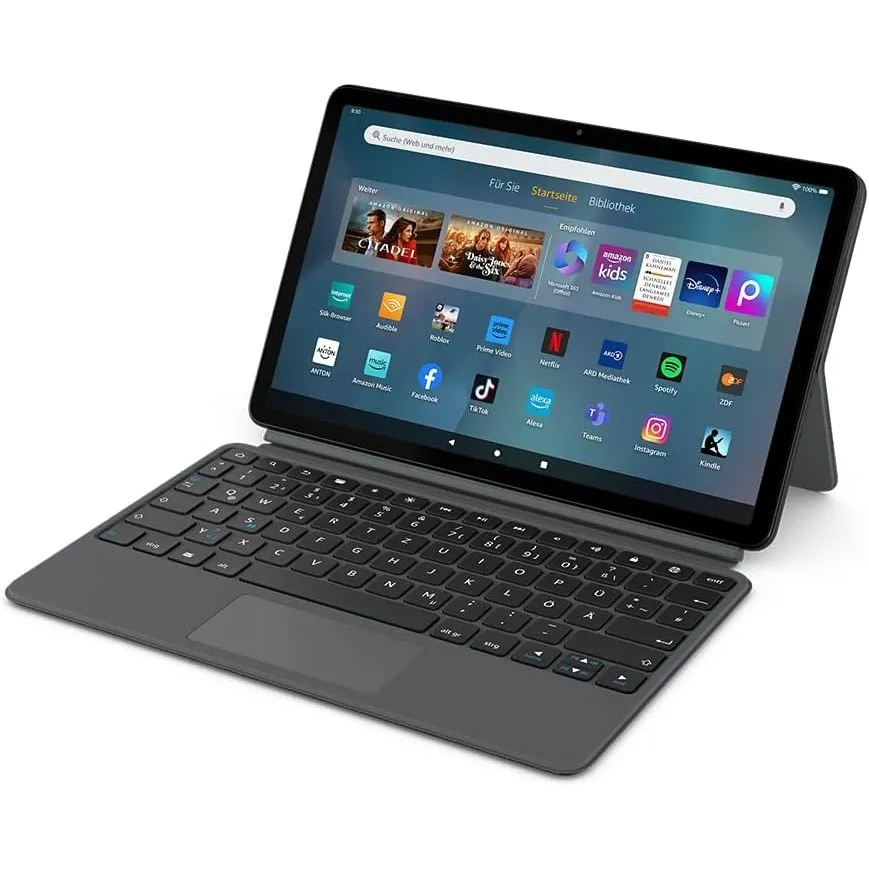Tastaturhülle für Amazon Fire Max 11 (nur kompatibel mit Tablets der 13. Generation, 2023)