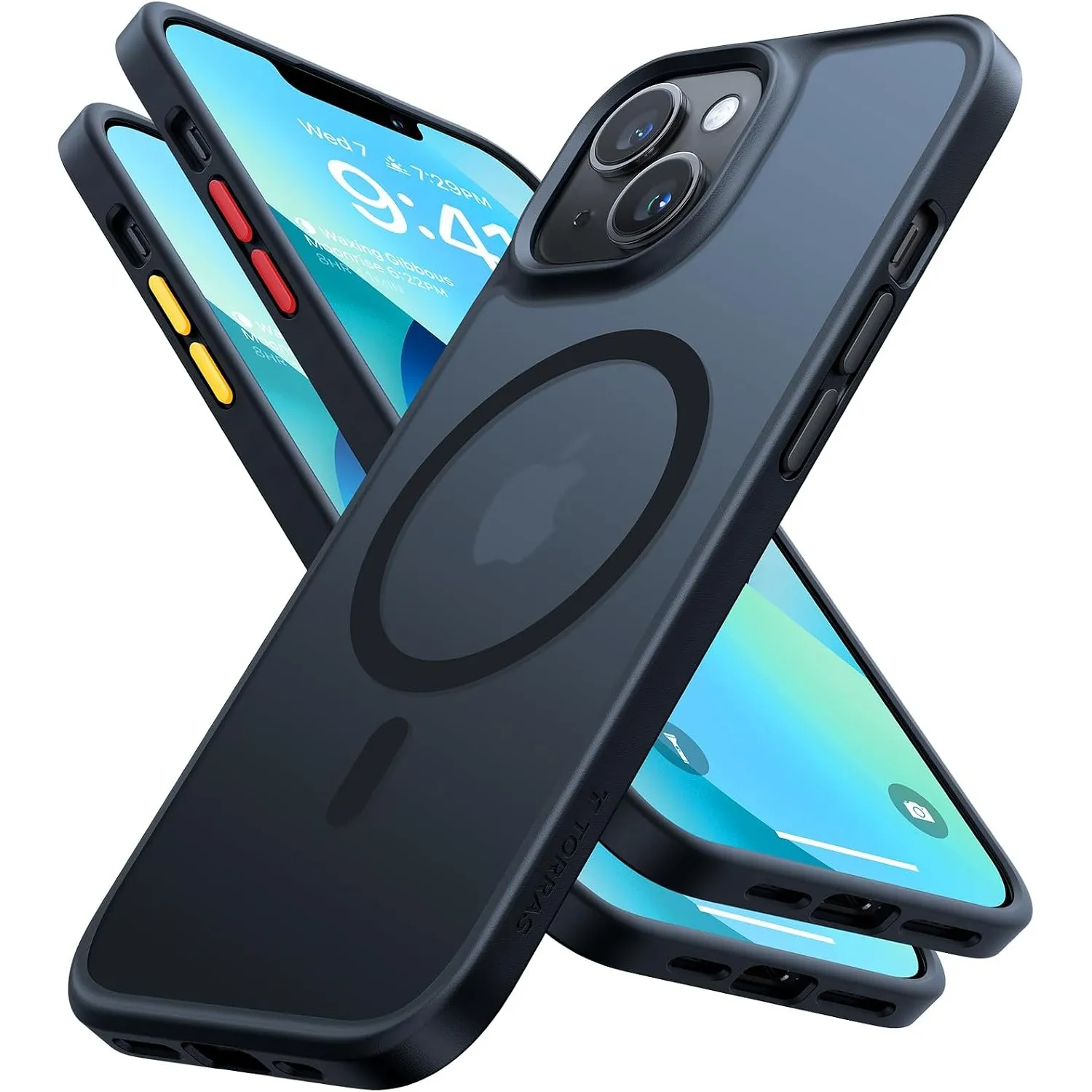 TORRAS Guardian-Mag für iPhone 14 Hülle für MagSafe Zertifizierte Militärschutz und Magnetkraft Handyhülle iPhone 14 Ca…