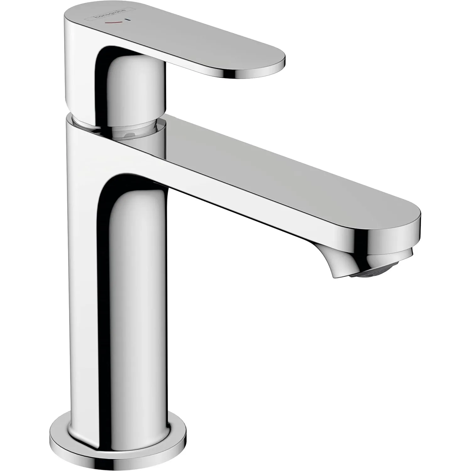 hansgrohe Rebris S - Waschtischarmatur mit Zugstange und Ablauf, energiesparend (CoolStart), Wasserhahn Bad mit Auslauf…