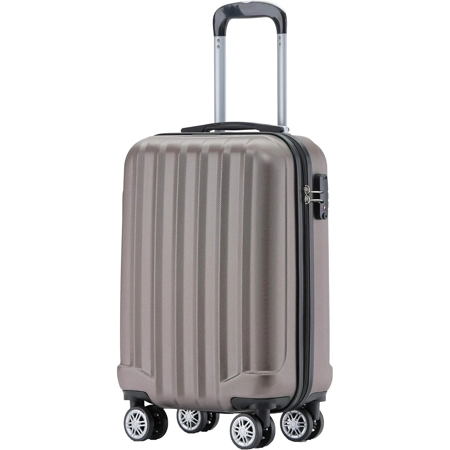 BEIBYE Handgepäck Koffer 55x35x20 cm, Hartschalenkoffer mit TSA Schloss & 360° Rollen, Leichter Kabinenkoffer aus ABS, …