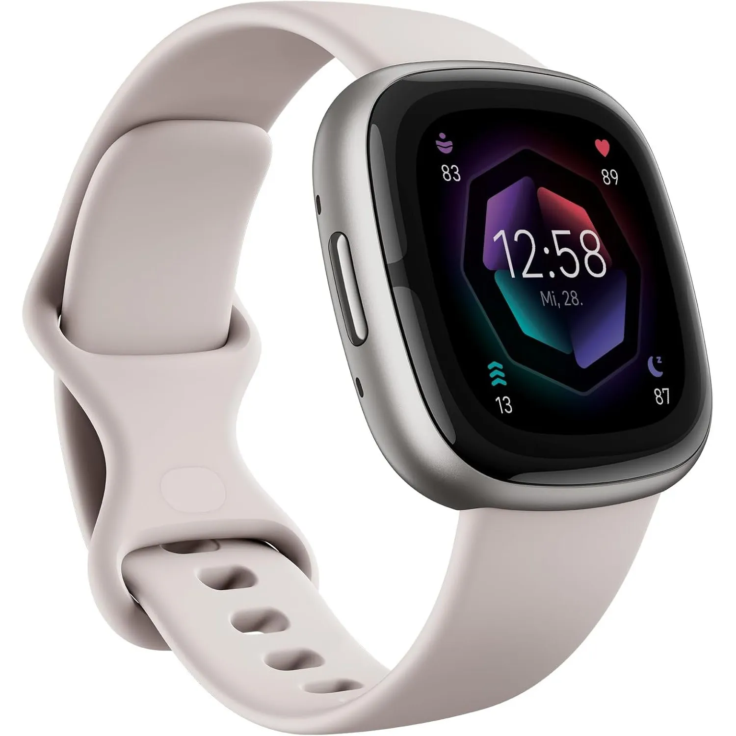 Google Fitbit Sense 2, Grau – Smartwatch Damen/Herren – Fitnessuhr mit integriertem GPS und Telefonfunktion, Fitness-Tr…