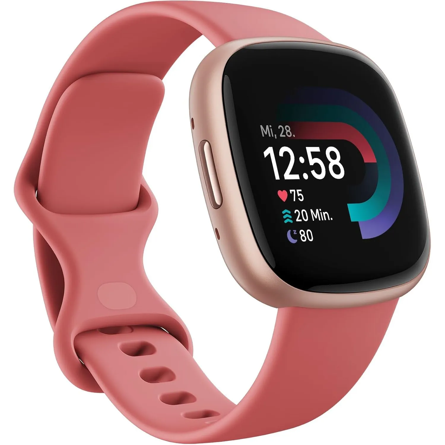 Fitbit Google Versa 4 Smartwatch Fitness Tracker enthält eine 3 monatige Google Health Premium Mitgliedschaft, 6 Tage A…