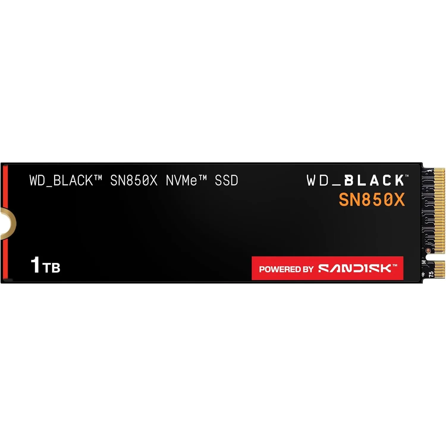 WD_BLACK SN850X NVMe SSD 1 TB interne SSD (Gaming Speicher, PCIe Gen4-Technologie, Lesen 7.300 MB/s, Schreiben 6.300 MB…